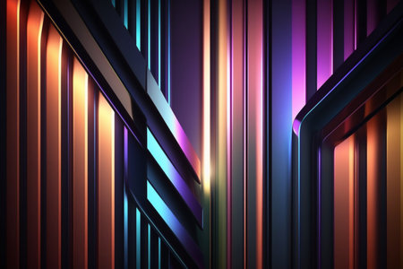 Minimalist abstract art with bold lines and muted colors, generative aiの素材