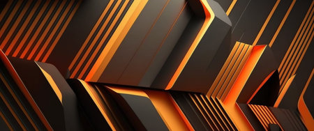 Minimalist abstract art with bold lines and muted colors, generative aiの素材