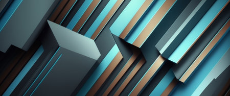 Minimalist abstract art with bold lines and muted colors, generative aiの素材