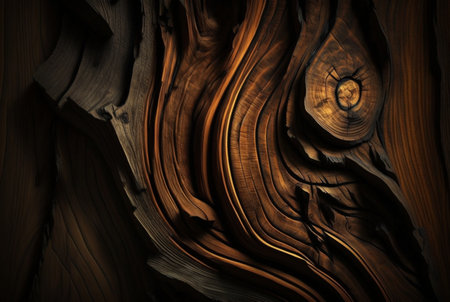 Wood texture, Wood background with copy space, Generative AIの素材