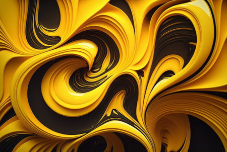 yellow abstract beautiful background. generative aiの素材