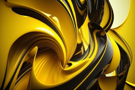 yellow abstract beautiful background. generative aiの素材