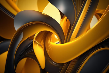 yellow abstract beautiful background. generative aiの素材