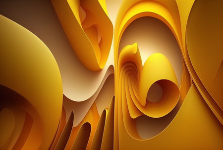 yellow abstract beautiful background. generative aiの素材