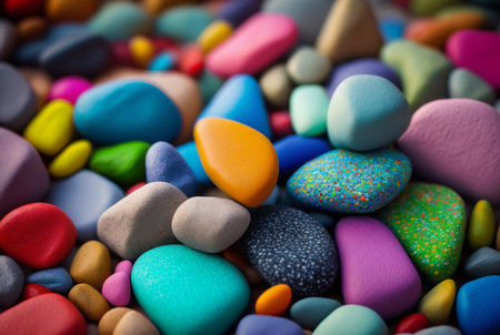 beautiful background colorful stones. generative aiの素材