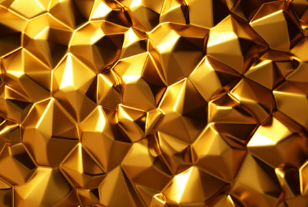 shiny gold wall background texture. generative aiの素材