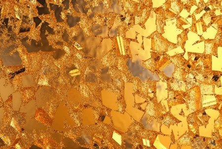 shiny gold wall background texture. generative aiの素材