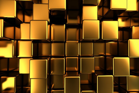 shiny gold wall background texture. generative aiの素材