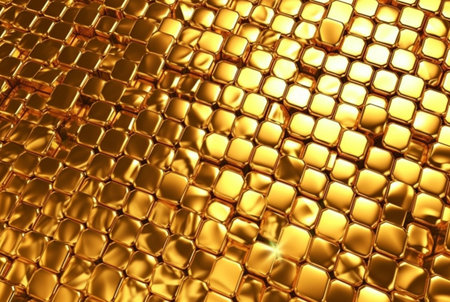 shiny gold wall background texture. generative aiの素材