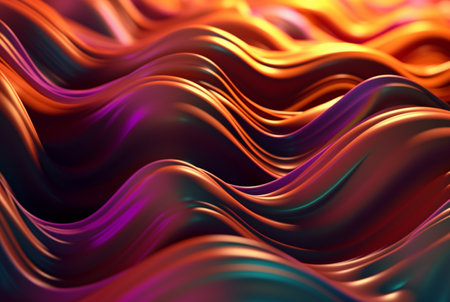 colorful 3d modern abstract background. generative aiの素材