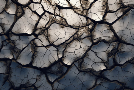 Cracked stone texture background. generative aiの素材