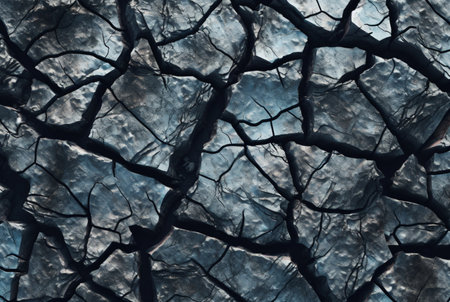 Cracked stone texture background. generative aiの素材