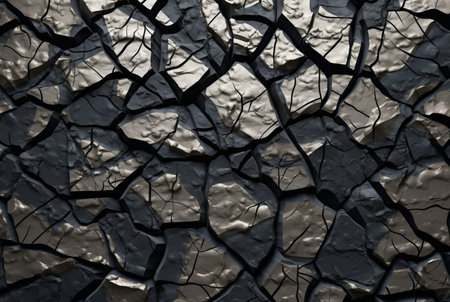 Cracked stone texture background. generative aiの素材
