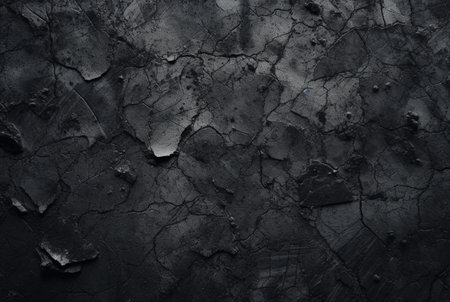 Dark black cement texture background. generative aiの素材