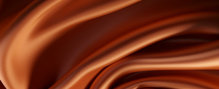 Luxury fabric abstract brown background or fluid waves of grunge silk texture velvet satin or luxury. generative aiの素材