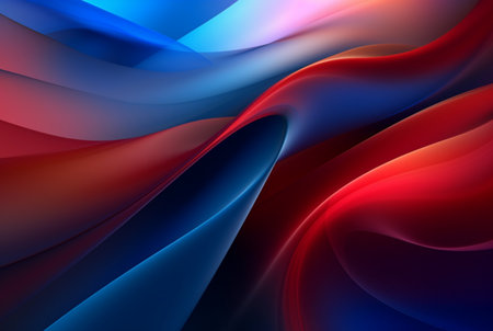 Blue red abstract background. generative aiの素材