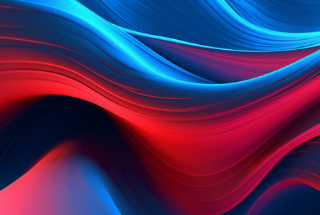 Blue red abstract background. generative aiの素材