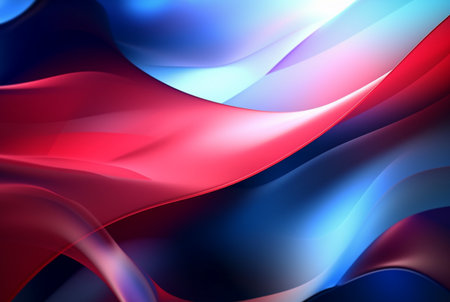 Blue red abstract background. generative aiの素材