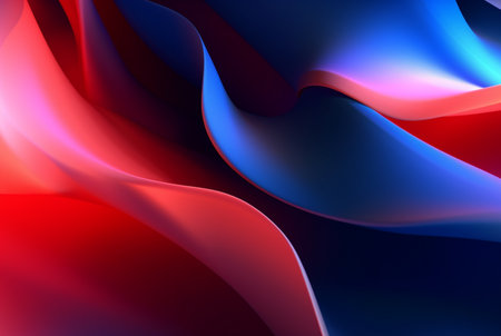 Blue red abstract background. generative aiの素材