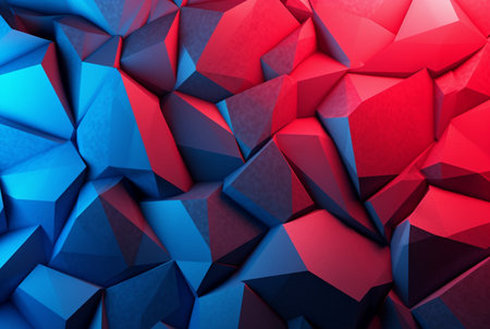Blue red abstract background. generative aiの素材