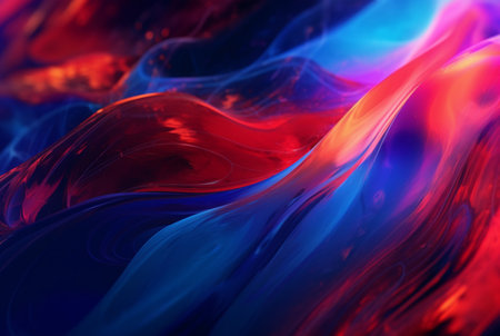 Blue red abstract background. generative aiの素材