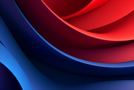Blue red abstract background. generative aiの素材