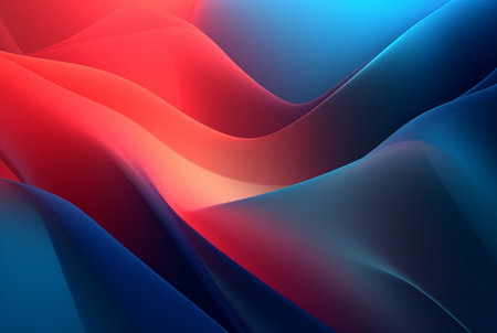 Blue red abstract background. generative aiの素材