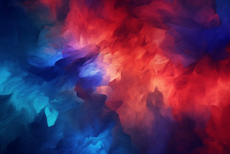 Blue red abstract background. generative aiの素材