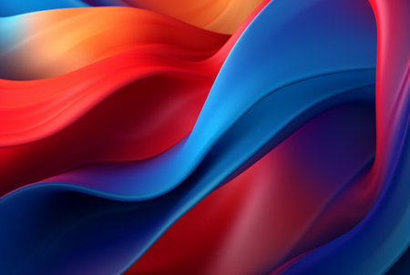 Blue red abstract background. generative aiの素材