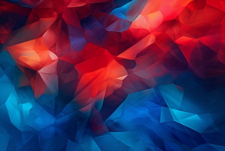 Blue red abstract background. generative aiの素材