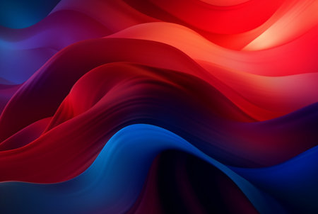 Blue red abstract background. generative aiの素材