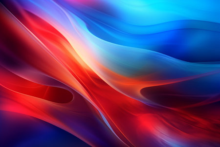 Blue red abstract background. generative aiの素材