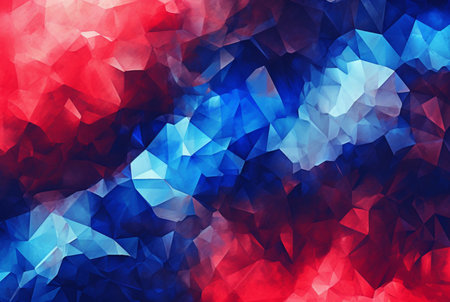 Blue red abstract background. generative aiの素材