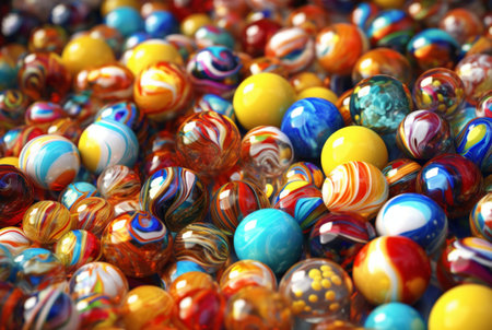 colorful marbles texture background. generative aiの素材