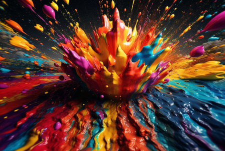 colorful background for desktop. generative aiの素材