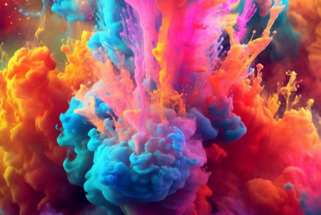 colorful background for desktop. generative aiの素材