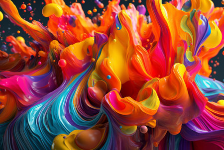 colorful background for desktop. generative aiの素材