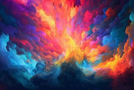 colorful background for desktop. generative aiの素材