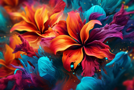 colorful background for desktop. generative aiの素材