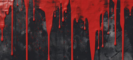black cement texture background with red watercolor,creepy background. generative aiの素材