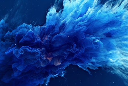abstract blue background. generative aiの素材