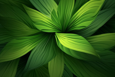 fresh green leaves abstract background. generative aiの素材