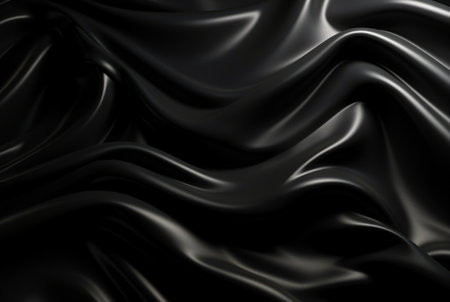 luxury black fabric background. generative aiの素材
