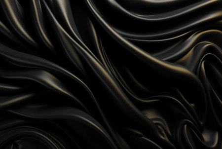 luxury black fabric background. generative aiの素材