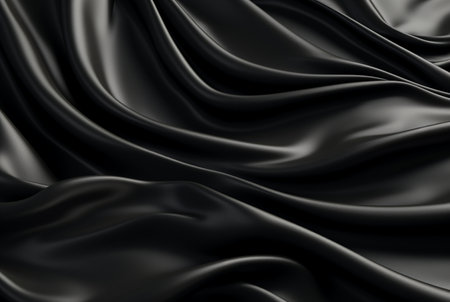 luxury black fabric background. generative aiの素材