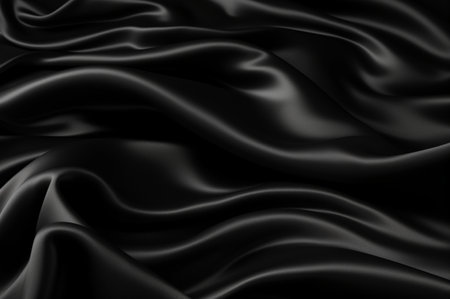 luxury black fabric background. generative aiの素材