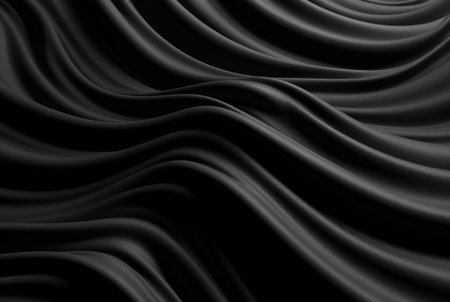 luxury black fabric background. generative aiの素材