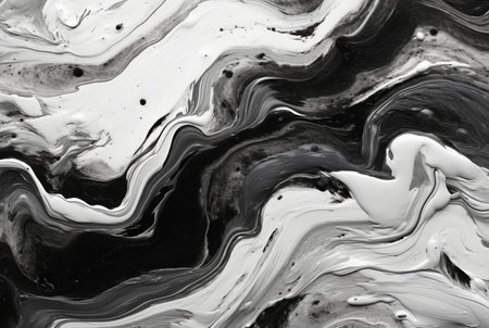 abstract hand painted black and white background. generative aiの素材