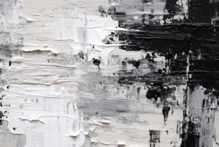 abstract hand painted black and white background. generative aiの素材