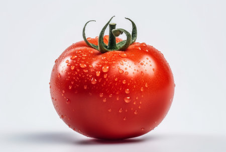 fresh tomato isolated on white background. generative aiの素材
